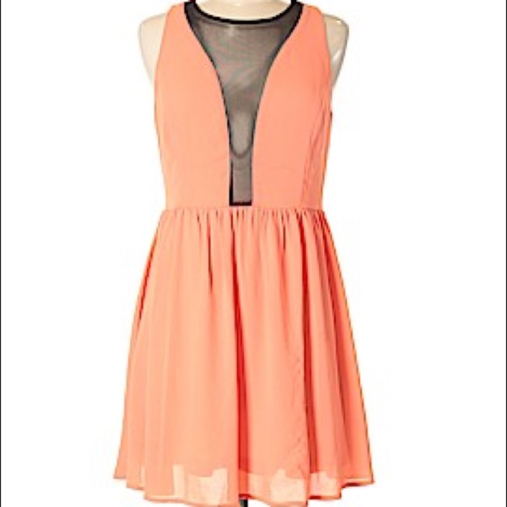 Orange dress